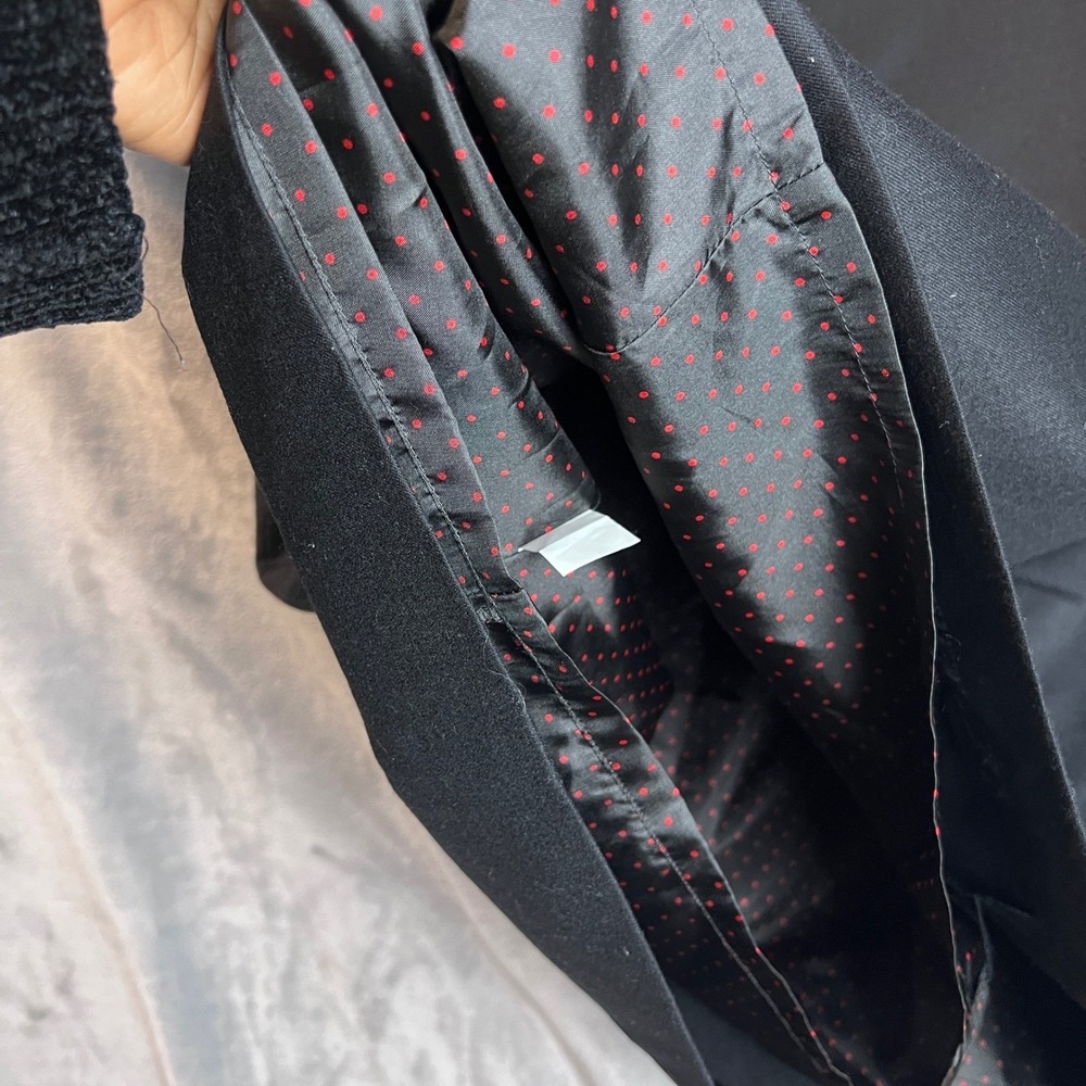 J.Crew Dress Black 100% Wool Shift Pockets Size 14 Career Office Classy - Picture 9 of 10